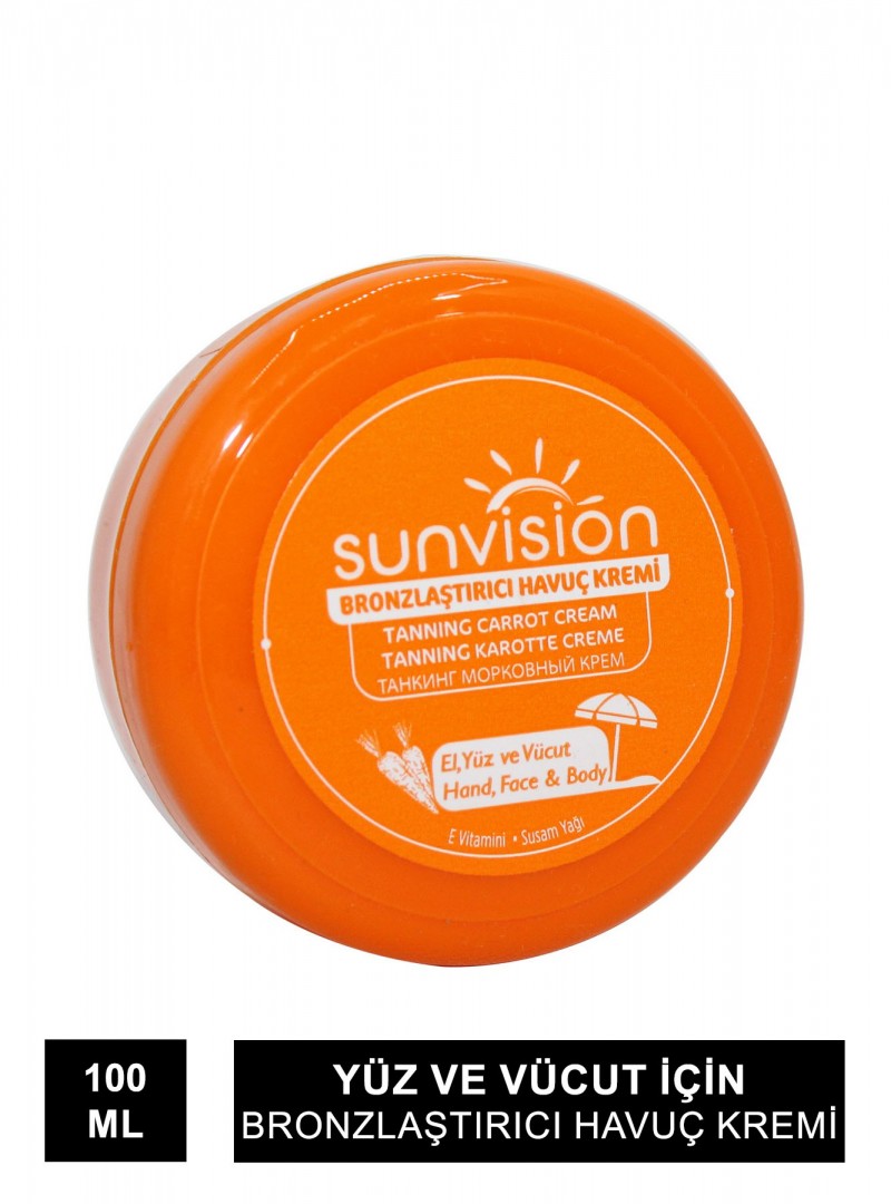 Sunvision Bronzlaştırıcı Havuç Kremi 100 ml