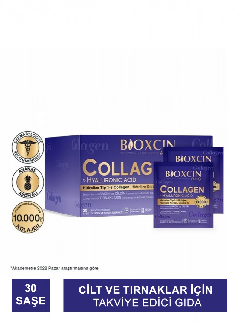 Bioxcin Collagen Hyaluronic Acid 30 Şase