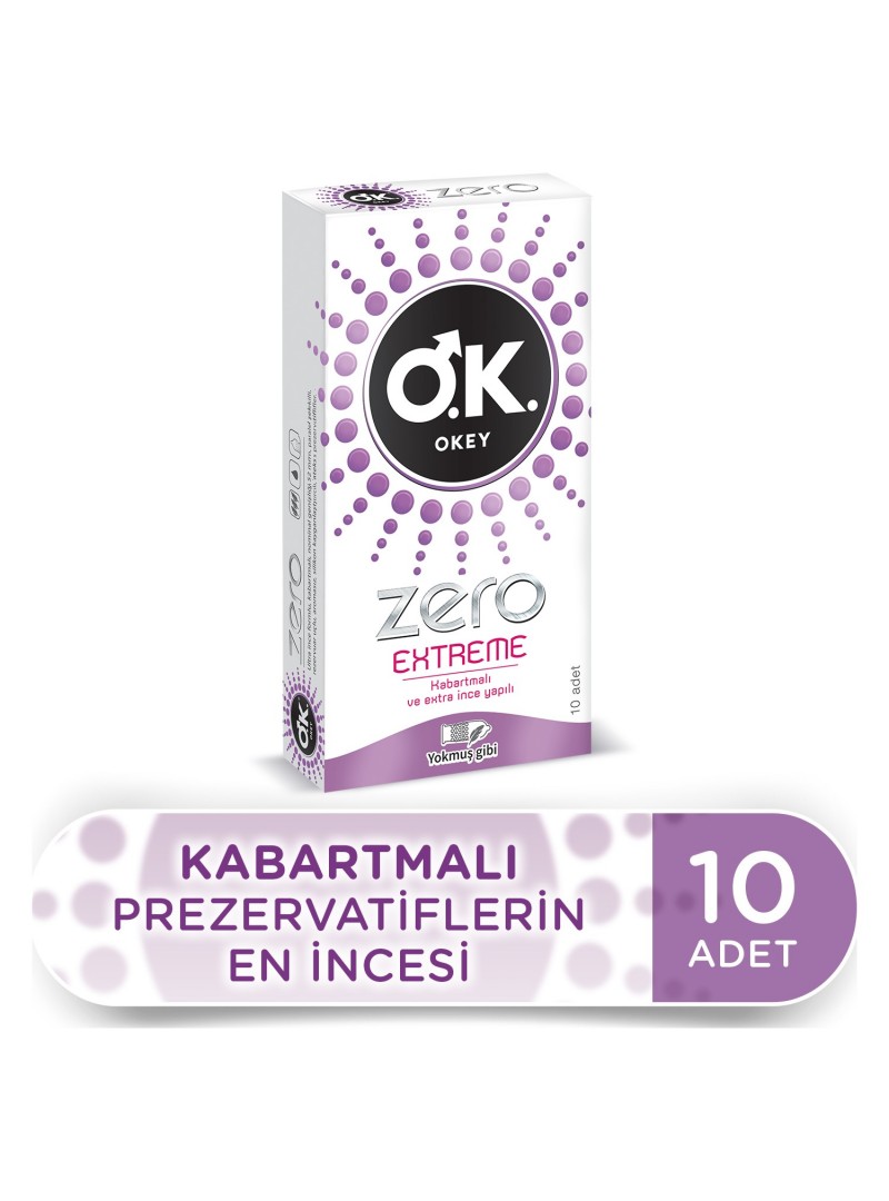 Okey Zero Extreme Prezervatif 10 Adet
