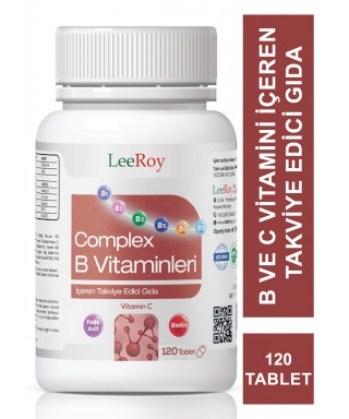 LeeRoy Compleks B Vitamini 120 Tablet