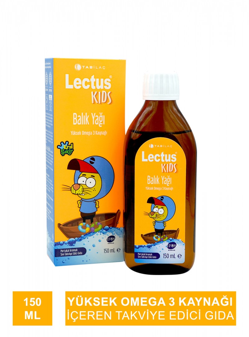 Lectus Kids Balık Yağı Portakal Aromalı 150 ml