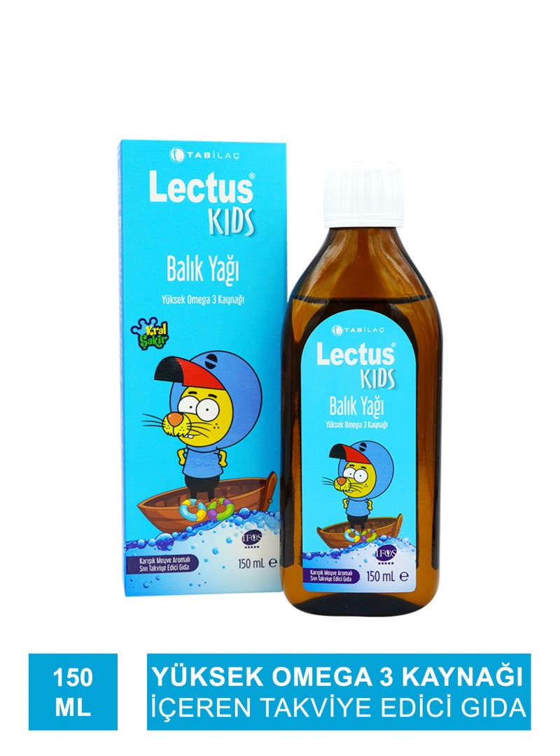 Lectus Kids Balık Yağı Karışık Meyve Aromalı 150 ml