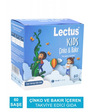 Lectus Kids Çinko & Bakır 60 Saşe