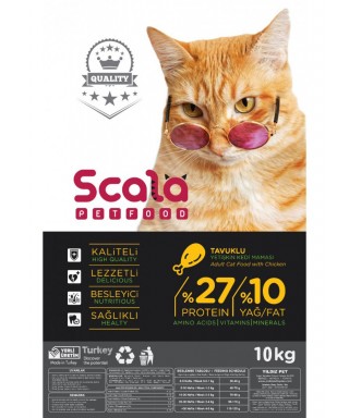 Scala Tavuk Etli Yetişkin Kedi Maması 10 kg