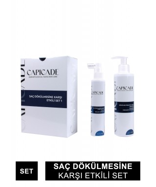 Capicade Saç Dökülmesine Karşı Etkili Set ( Şampuan + Losyon ) 220+100 ml