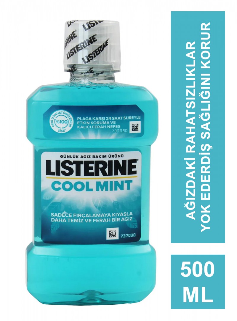 Listerine Cool Mint Ağız Gargarası 500 ml - Nane Aromalı