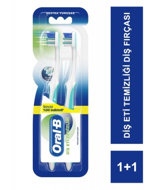 Oral-B Diş Eti Temizliği Diş Fırçası 1+1