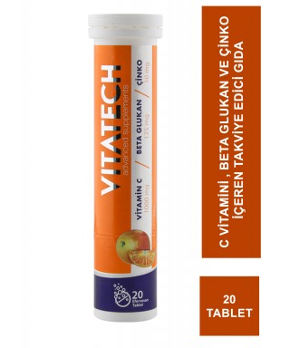 Outlet - Vitatech C Vitamini Efervesan Tablet 20 Adet