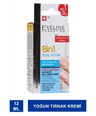 Eveline 8in1 Total Action ( Yoğun Tırnak Kremi ) 12 ml