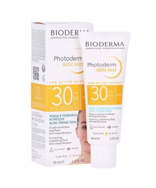 Bioderma Photoderm SPF 30 AKN Mat YaÄŸlÄ±, Akneli Cilt iÃ§in Sivilce KarÅŸÄ±tÄ± MatlaÅŸtÄ±rÄ±cÄ± GÃ¼neÅŸ Kremi 40 ml