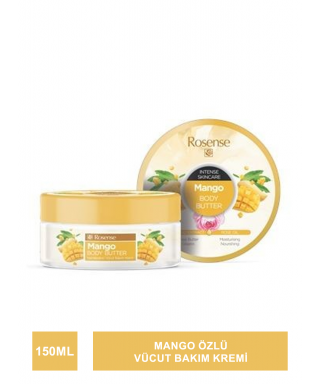 Rosense Mango Body Butter ( Nemlendirici Vücut Bakım Kremi ) 150 ml