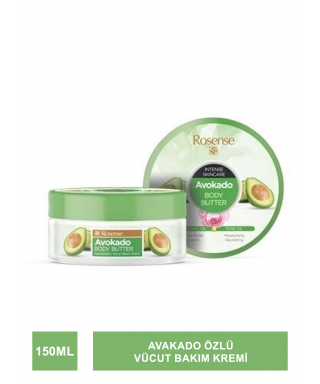 Rosense Avokado Body Butter ( Nemlendirici Vücut Bakım Kremi ) 150 ml