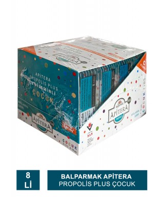 Balparmak Apitera Propolis Plus Çocuk 8 Adet 8x100 mg (S.K.T 12-2024)