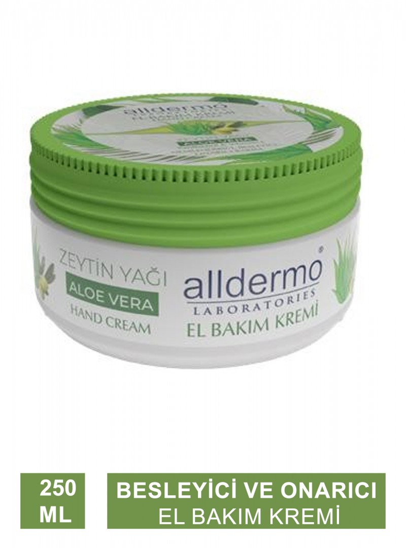 Alldermo El Bakım Kremi ( Aloe Vera ) 250 ml