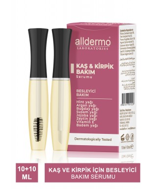 Alldermo Kaş & Kirpik Bakım Serumu 10 ml+10 ml