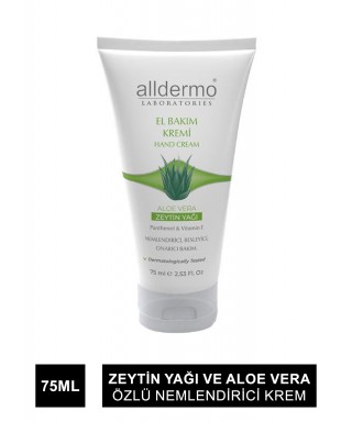 Alldermo El Bakım Kremi ( Aloe Vera ) 75 ml