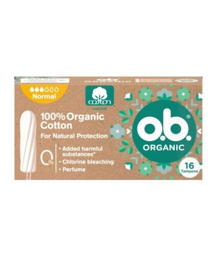 O.B Organic Normal Tampon 16 Adet