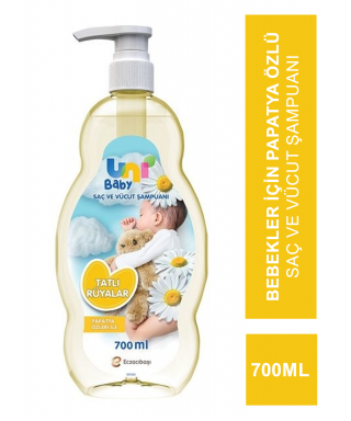 Uni Baby Tatlı Rüyalar Saç ve Vücut Şampuanı 700 ml