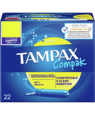 Tampax Compak Normal Tampon 22 Adet