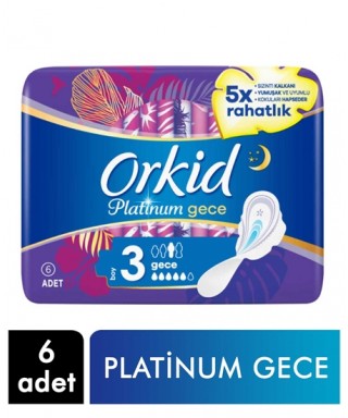 Orkid Platinum Comford Gece 6'li Ped