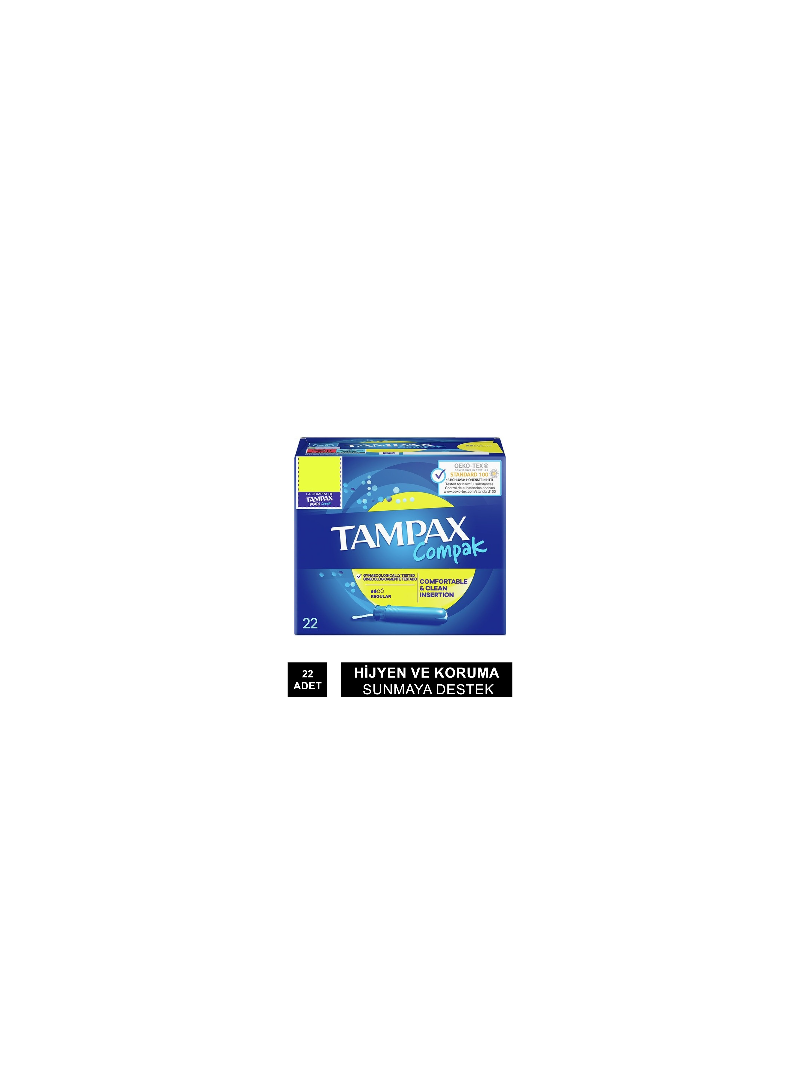 Tampax Compak Normal Tampon 22 Adet