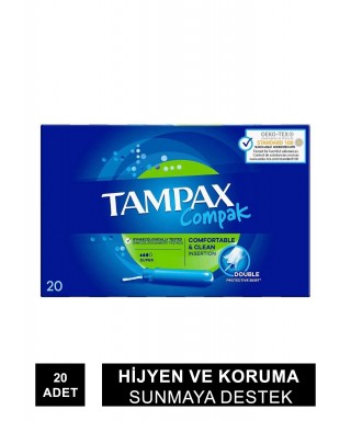 Tampax Compak Süper Tampon 20 Adet
