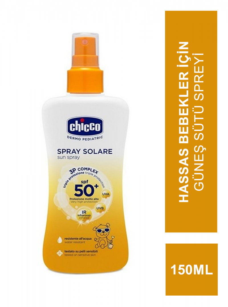 Chicco Latte Solare Spf 50+ (Güneş Sütü Sprey) 150ml