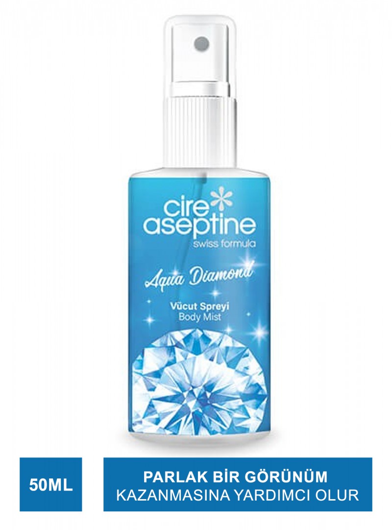 Cire Aseptine Aqua Diamond Vücut Spreyi 50 ml
