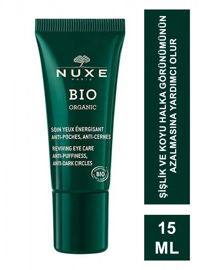 Nuxe Bio Organic Şişlik Ve Koyu Halka Karşıtı Göz Çevresi Bakım Kremi 15 ml