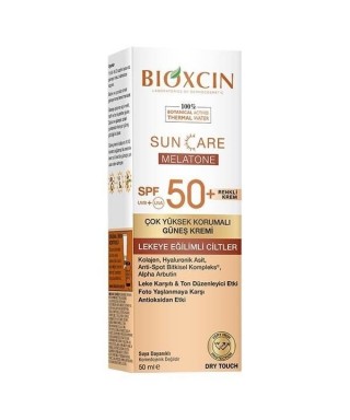 Bioxcin Sun Care Lekeli Ciltler İçin Renkli Güneş Kremi Spf 50+ 50 ml