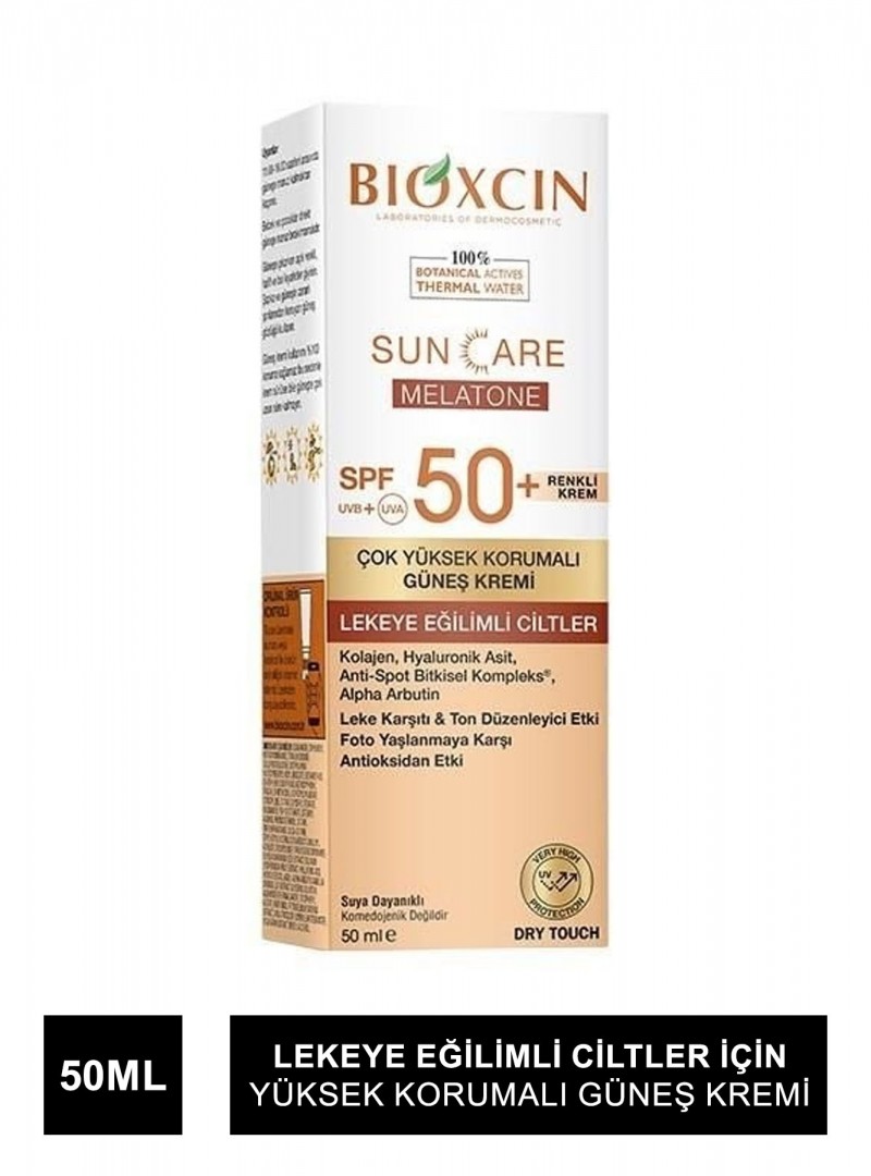 Bioxcin Sun Care Lekeli Ciltler İçin Renkli Güneş Kremi Spf 50+ 50 ml