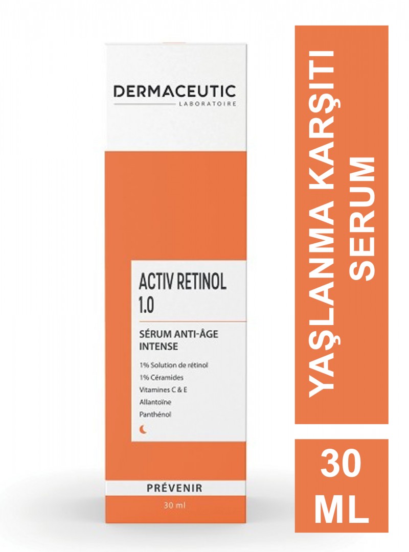 Dermaceutic Activ Retinol 1.0 Anti Age 30ml - Yaşlanma Karşıtı Serum (Ekstra Güçlü)