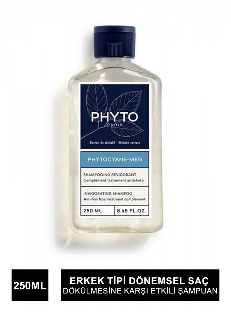 Phyto Phytocyane Erkek Tipi Dökülme Giderici Şampuan 250ml
