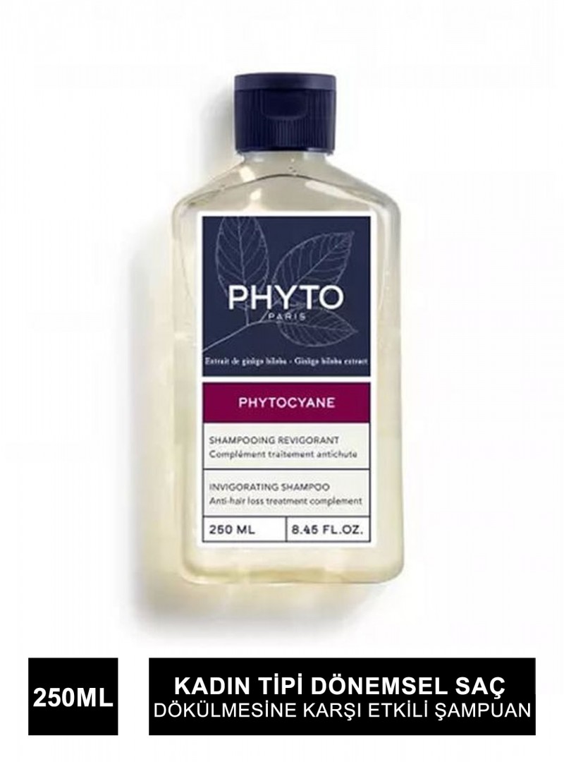 Phyto Phytocyane Kadın Tipi Dökülme Giderici Şampuan 250ml