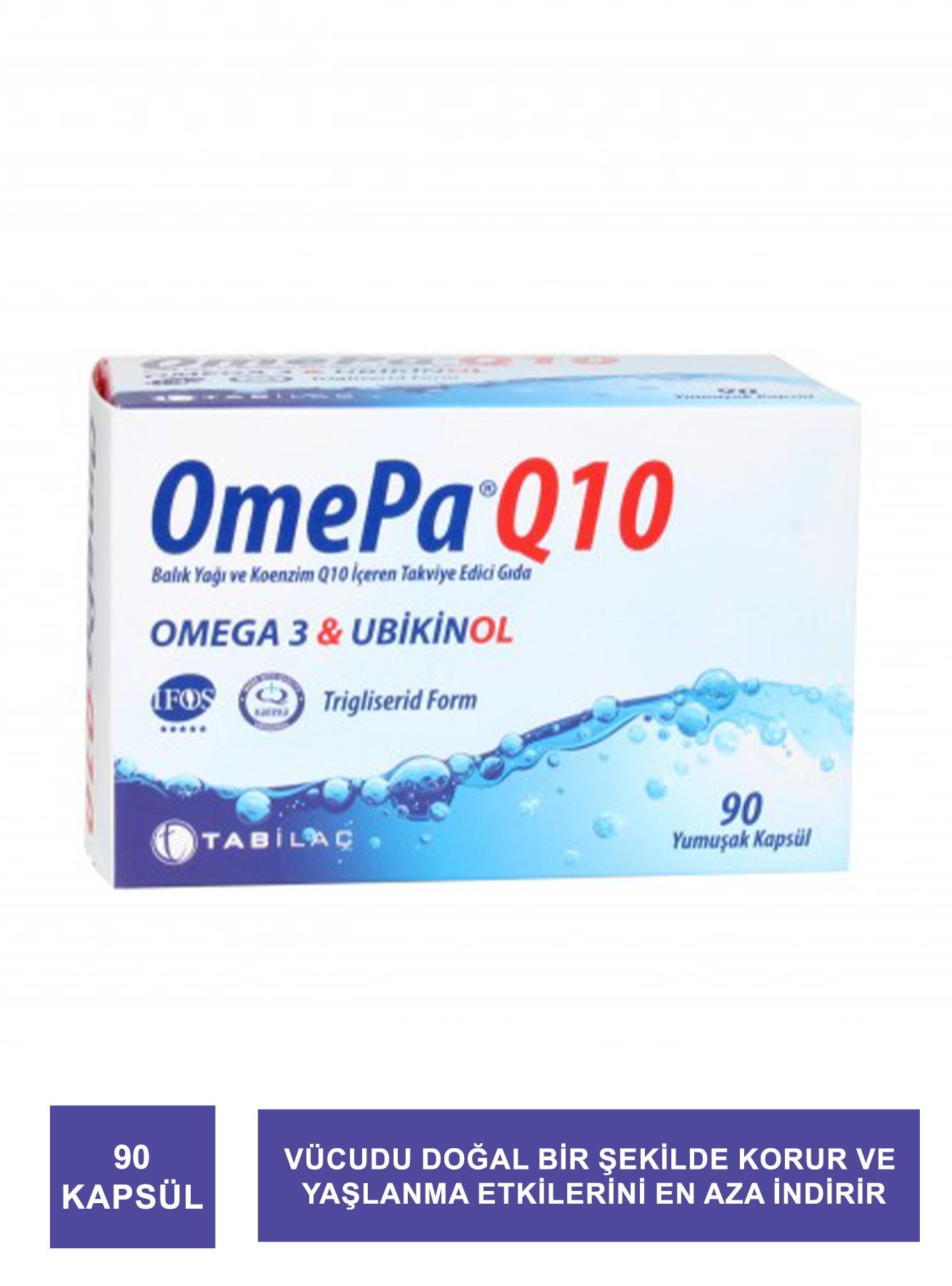 Outlet - Omepa-Q10 Omega3 Ubiquinol 90 Kapsül