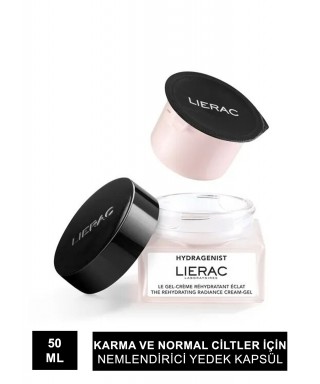 Lierac Hydragenist Radiance Cream Gel Refill ( Karma/Normal Ciltler İçin Nemlendirici Yedek Kapsül ) 50 ml