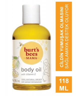 Burts Bees Mama Bee Nourishing Body Oil 118 ml Anneye Özel Besleyici Vücut Yağı