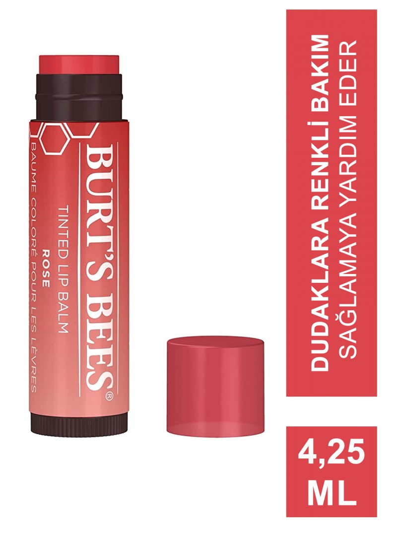 Burts Bees Tinted Lip Balm Kırmızı 4,25 ml Renkli Dudak Bakım Kremi