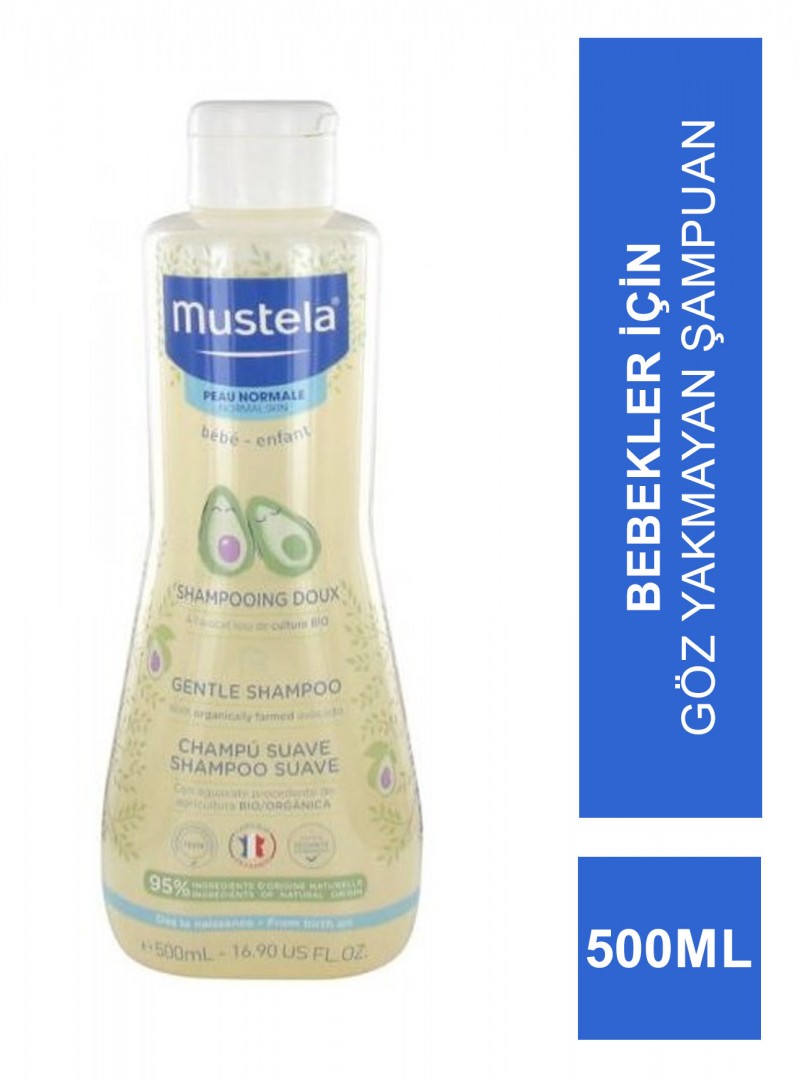 Mustela Gentle Papatya Özlü 500 ml Şampuan (S.K.T 02-2025)