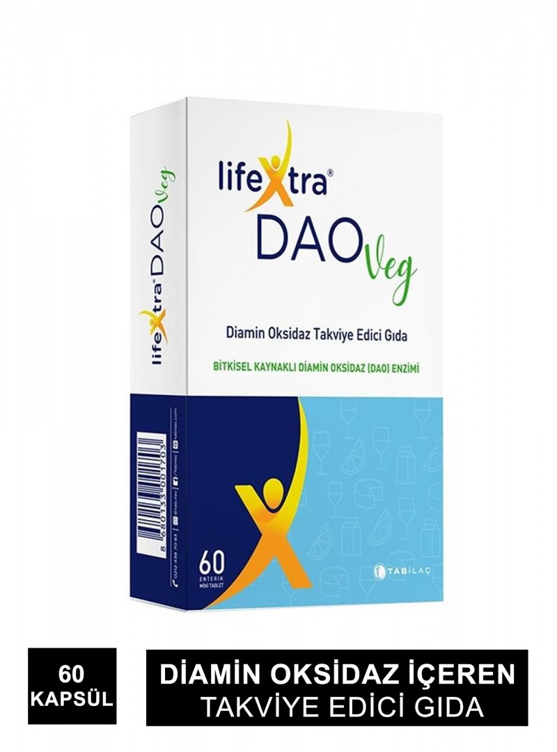 LifeXtra Dao Veg 60 Tablet