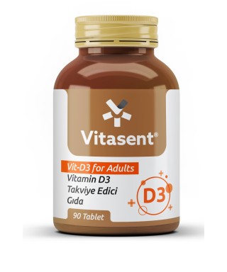 Vitasent D3 Vitamini 90 Tablet