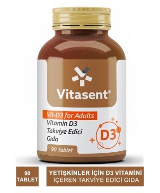 Vitasent D3 Vitamini 90 Tablet