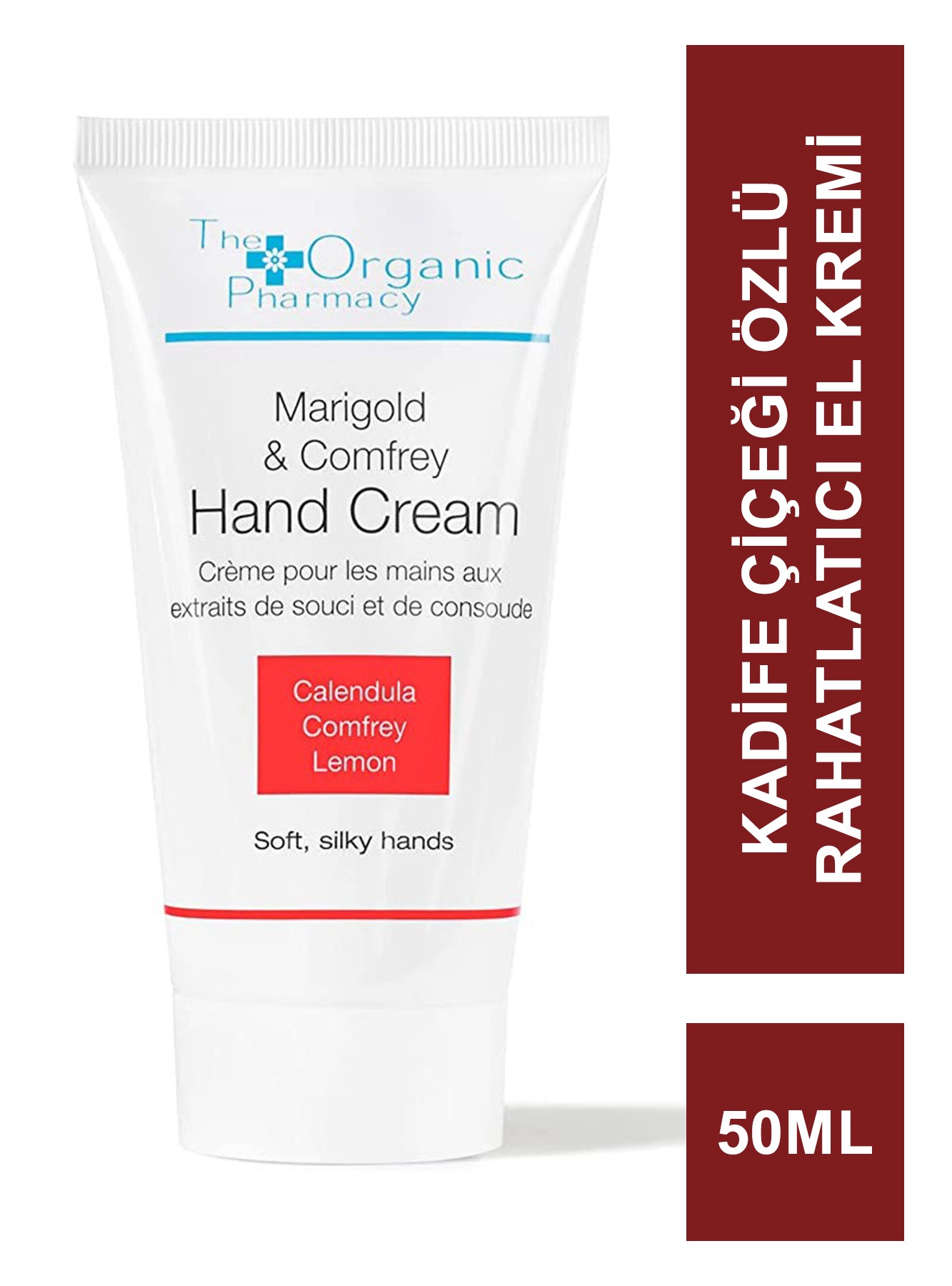 Outlet - The Organic Pharmacy Marigold & Comfrey Hand Cream 50ml (S.K.T 08-2024)