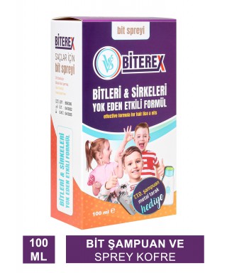 Biterex Bit Şampuan ve Sprey Kofre 100+150 ml