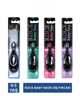 Rocs Baby Neon 0-3 Yaş Diş Fırçası