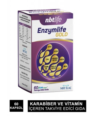 Nbt Life Enzymlife Gold 60 Kapsül