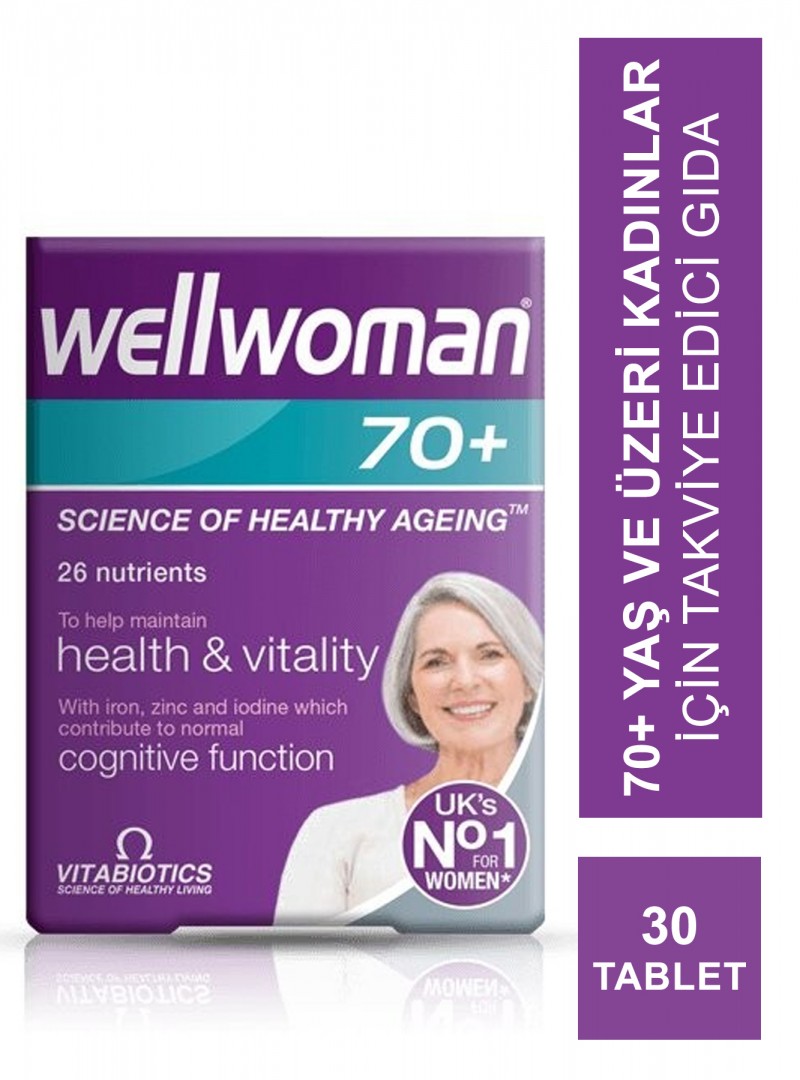 Vitabiotics Wellwoman 70+ 30 Tablet