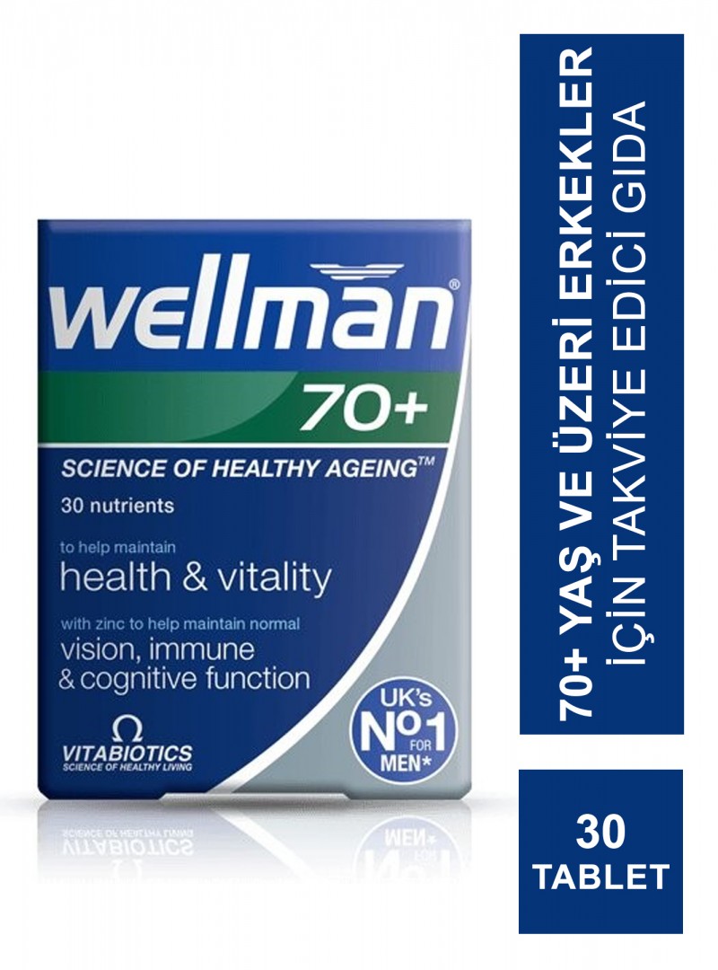 Vitabiotics Wellman 70+ 30 Tablet
