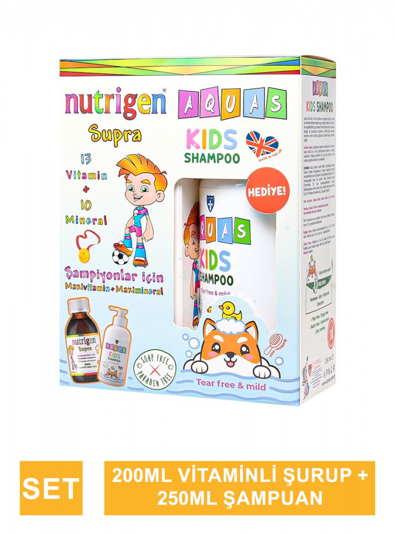 Nutrigen Supra 200 ml ( Aquas Kids Şampuan Hediye )