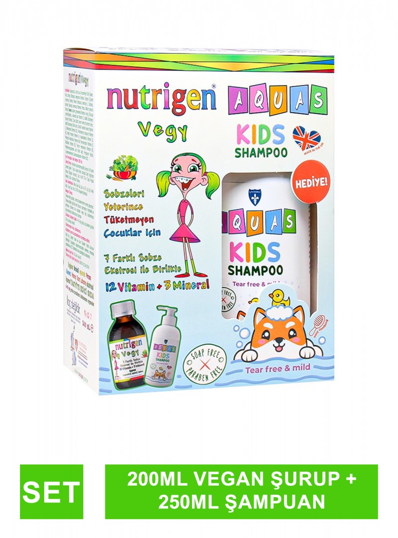 Nutrigen Vegy 200 ml ( Aquas Kids Şampuan Hediye )